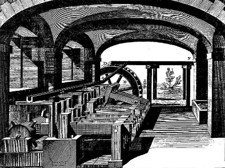 Un moulin à papier au XVIIIe siècle